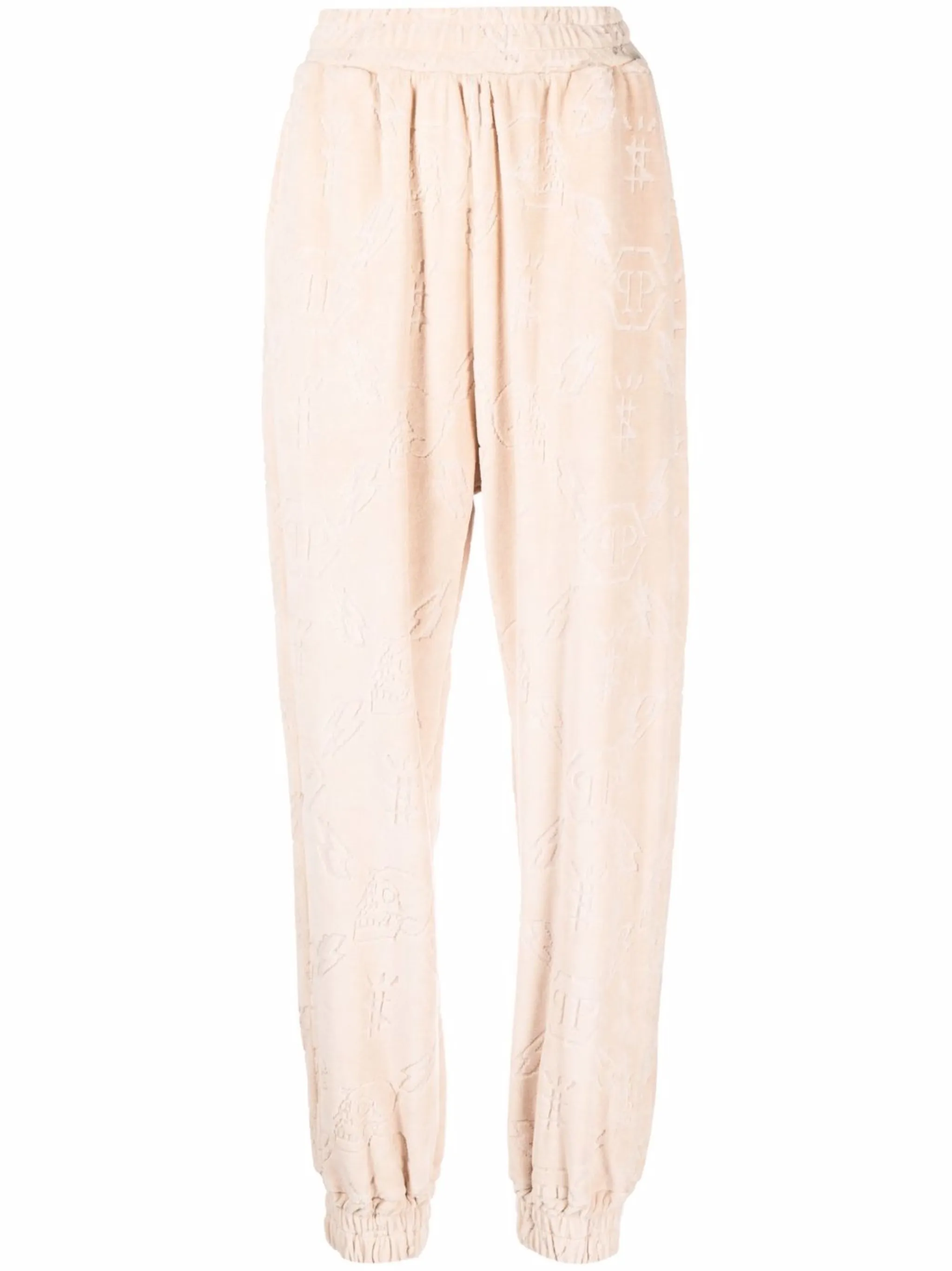 

Джоггеры с эластичным поясом и монограммой Philipp Plein, нейтральный