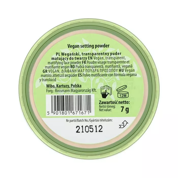

Пудра для лица vegan polvos sueltos faciales Lovely Makeup, цвет transparente