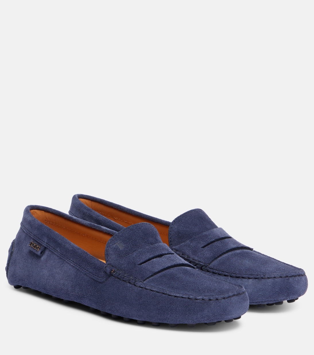Гоммино замшевые мокасины для вождения Tod's, Galassia Scuro