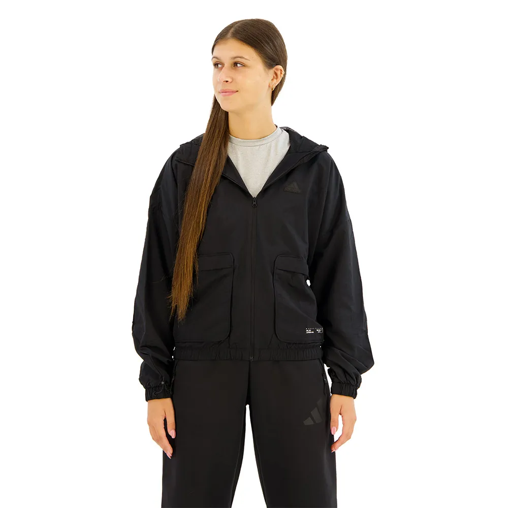 

Куртка adidas City Escape Woven Windbreaker, черный