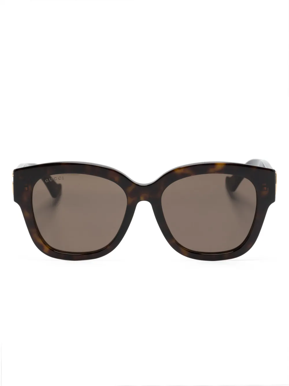 

Солнцезащитные очки GG1550S в круглой оправе Gucci Eyewear, коричневый