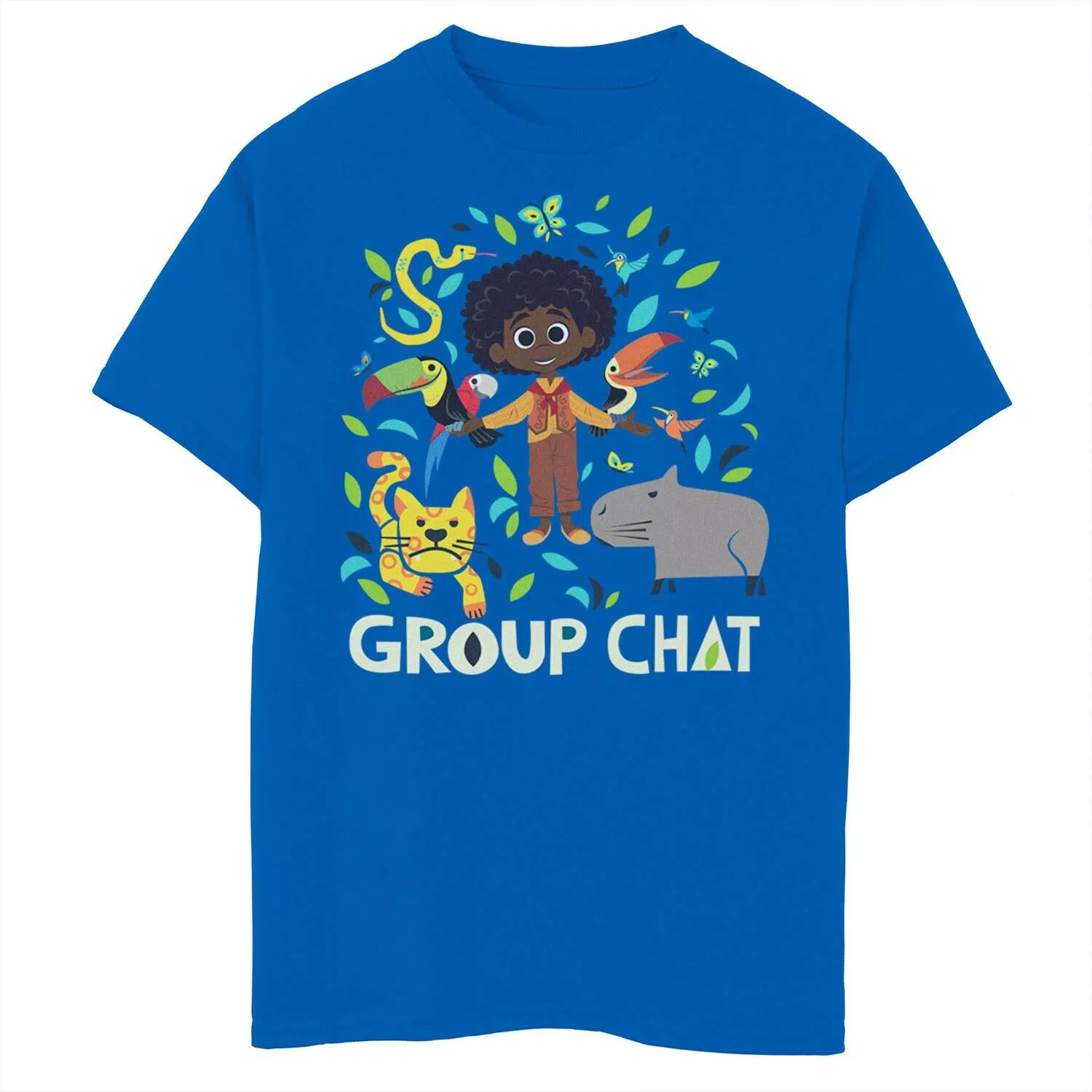 

Футболка с портретом Disney's Encanto для мальчиков 8–20 лет Antonio Group Chat Licensed Character