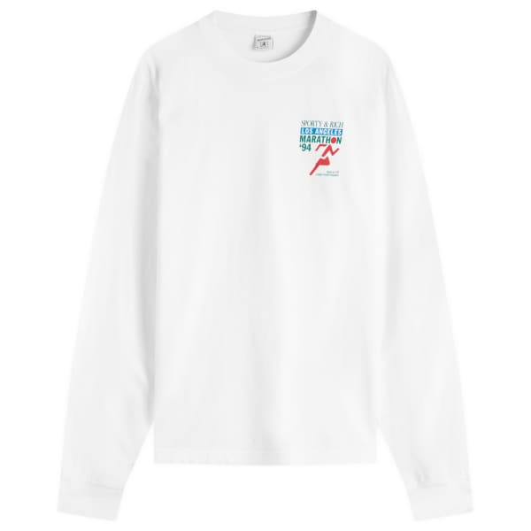 

Футболка с длинным рукавом La marathon Sporty & Rich, белый