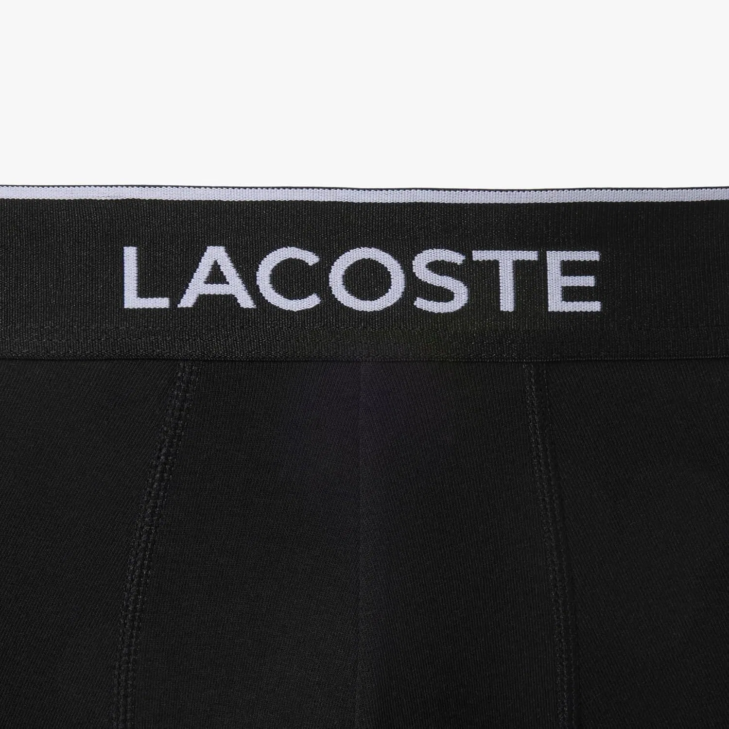 Боксеры с принтом Lacoste, черные — фото 4