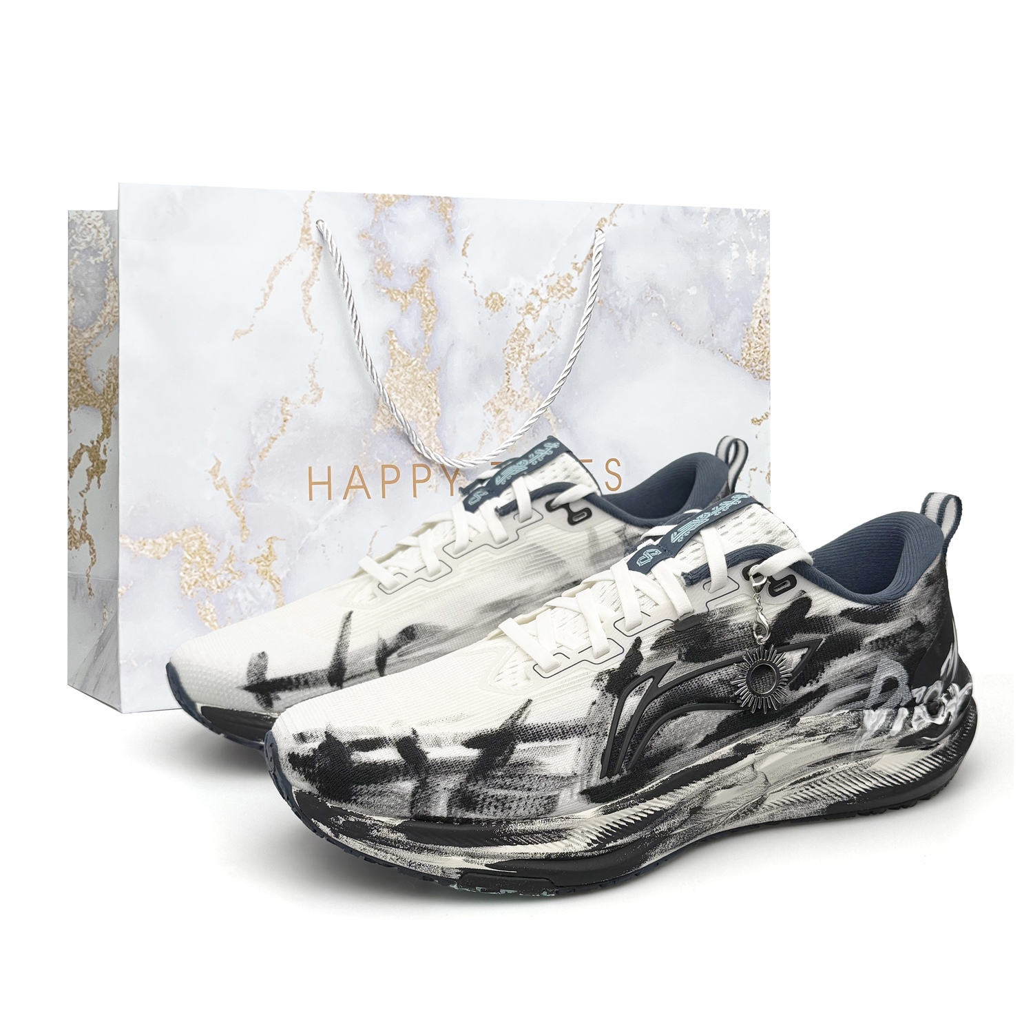 

LINING Кроссовки Red Hare 8 мужские низкие Black/Gray/White