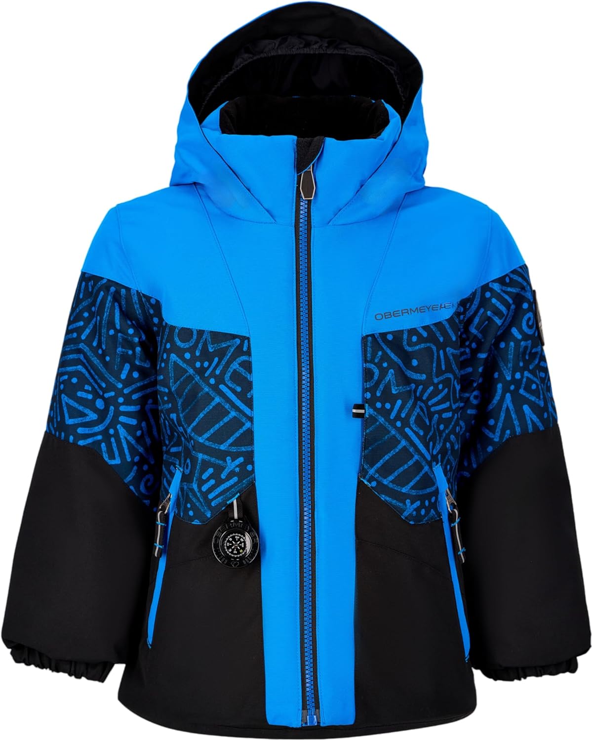 Горнолыжная куртка Obermeyer Boys Altair, утепленная и водонепроницаемая, с системой Kids I-Grow, Blue Get Outside — фото 4