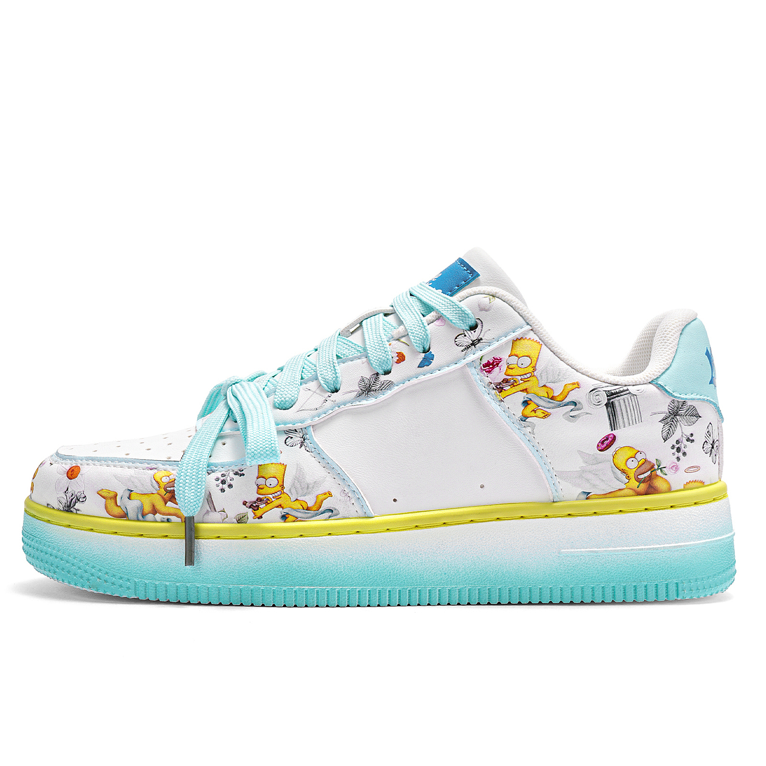 

The Simpsons Лоу-топ скейтборд кроссовки унисекс снежно-голубые, цвет Snow Blue