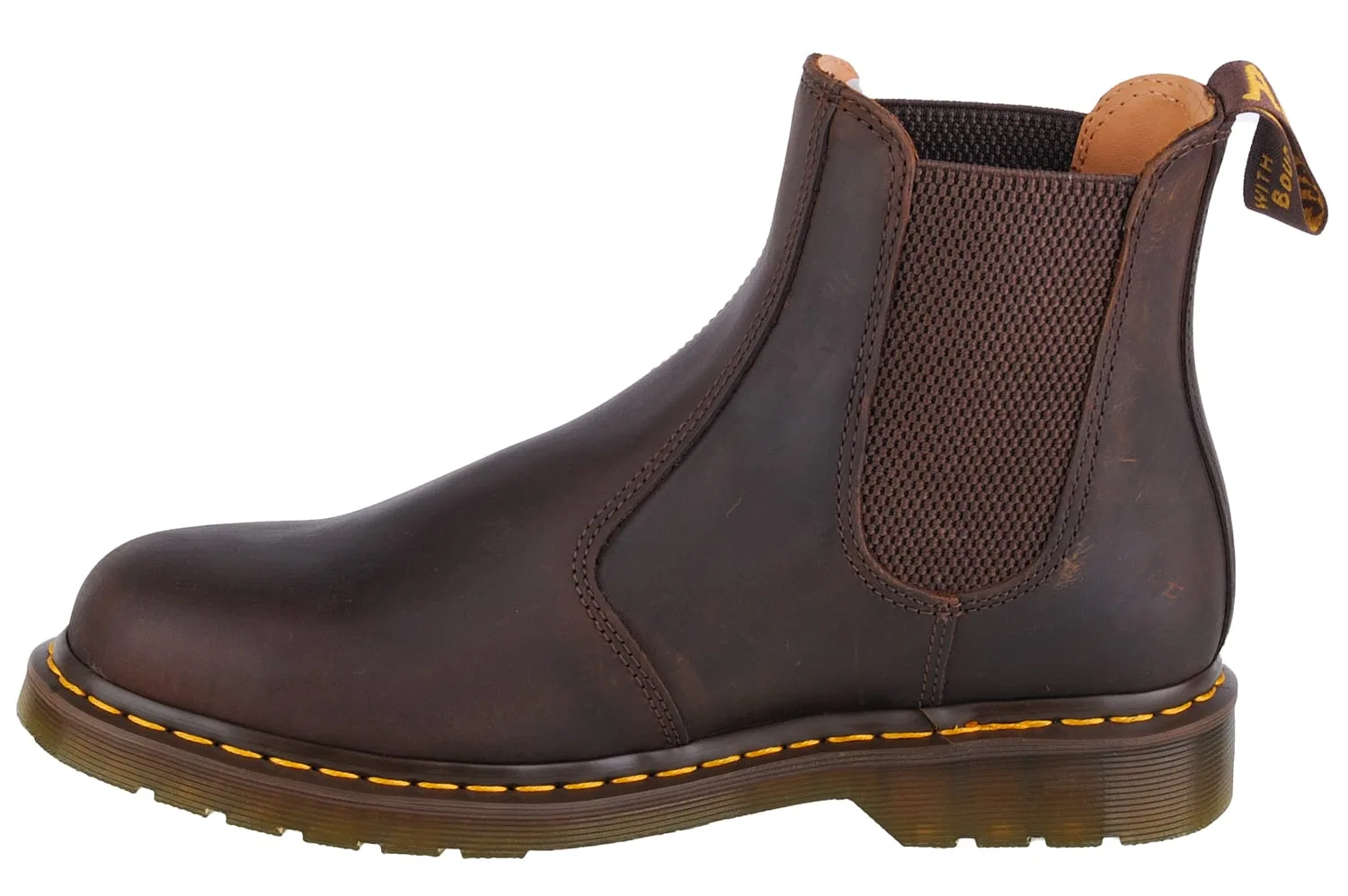 Челси ботинки из натуральной кожи, Dr. Martens, коричневый — фото 2