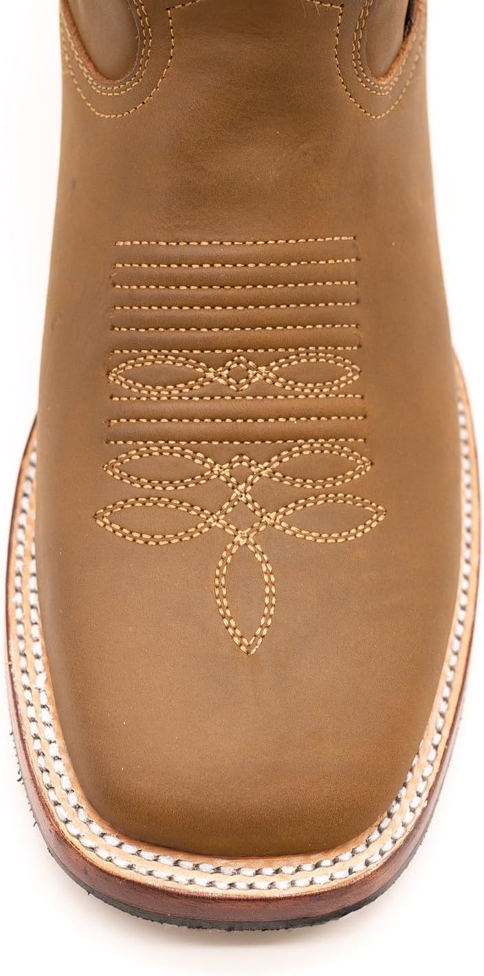 

Кожаные ковбойские сапоги для мужчин, Bucefalo Crazy Mango Generic, Camel