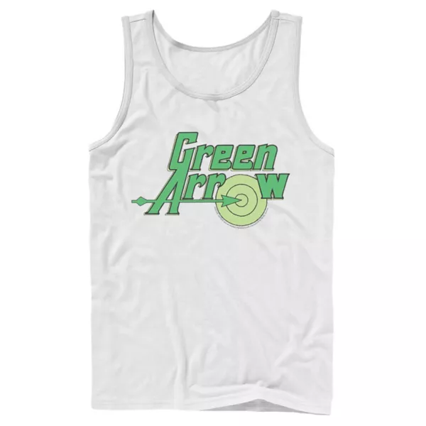 

Мужская майка-алкоголичка с винтажным принтом DC Comics "Зелёная стрела" Licensed Character, белый