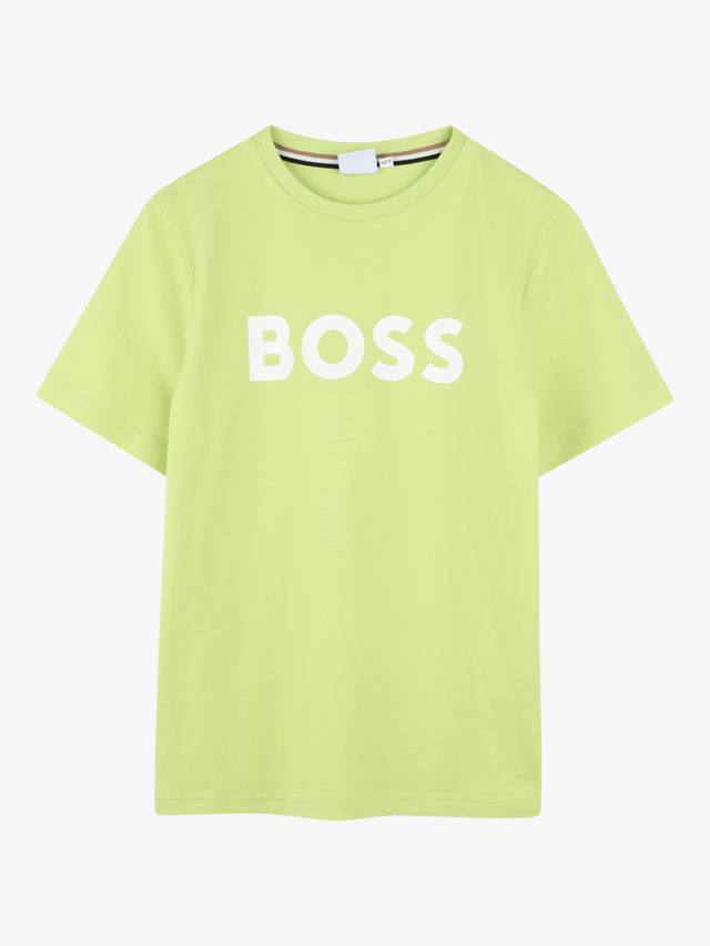 

Футболка BOSS Kids с логотипом HUGO BOSS, Lime