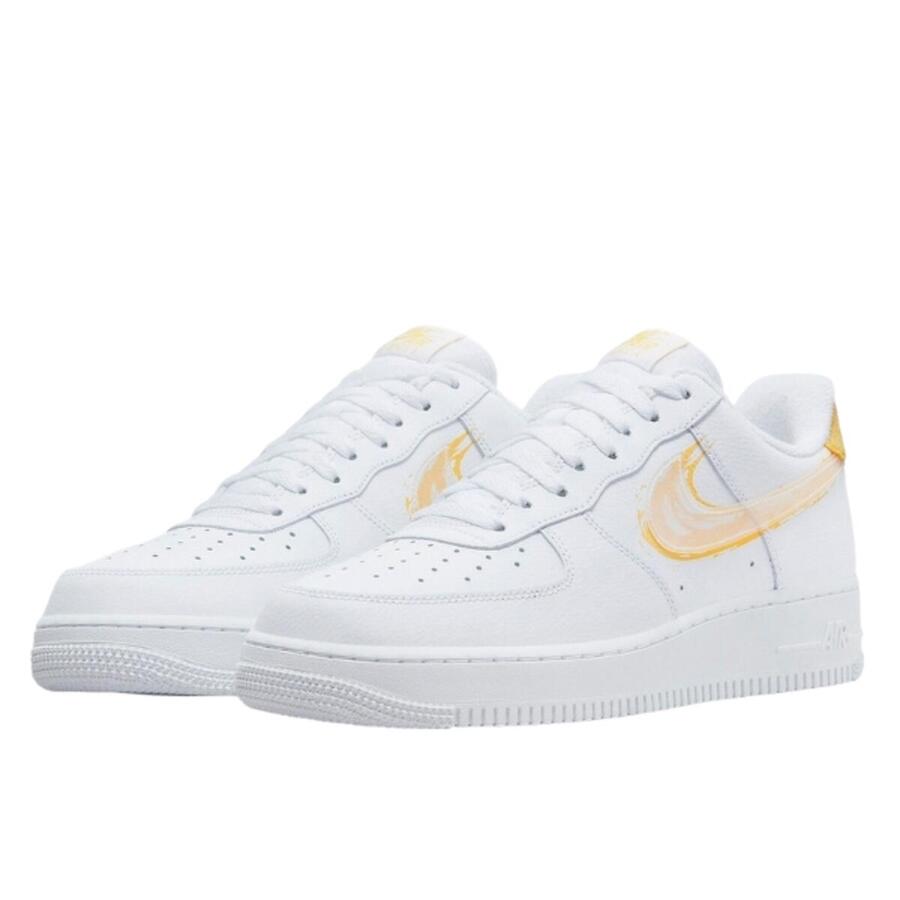 NIKE Кроссовки Air Force 1 Low 07' Brushstroke Solar Flare — фото 2
