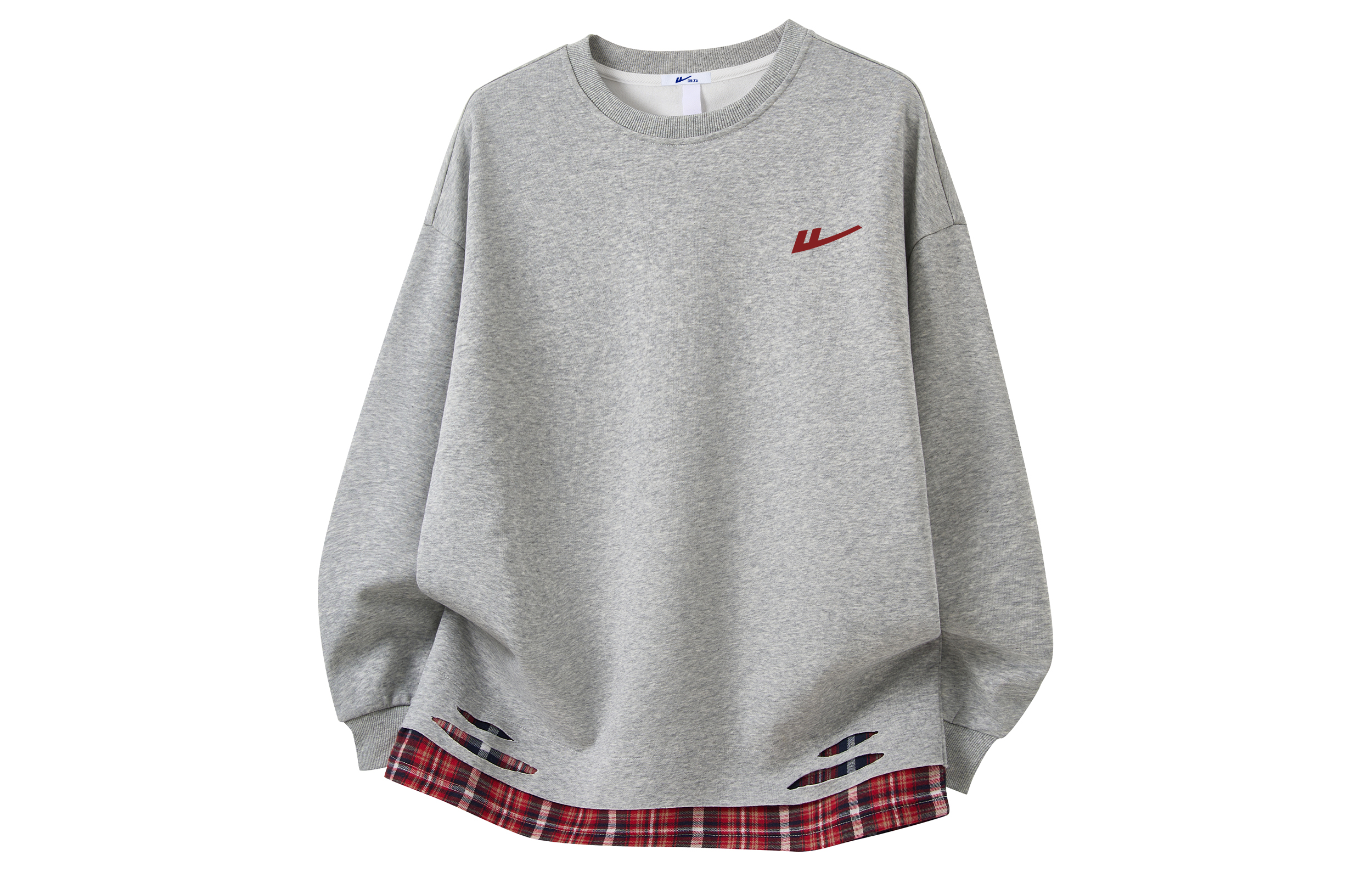 

Свитшот Unisex Crew Neck Moderate Regular WARRIOR, heather серый