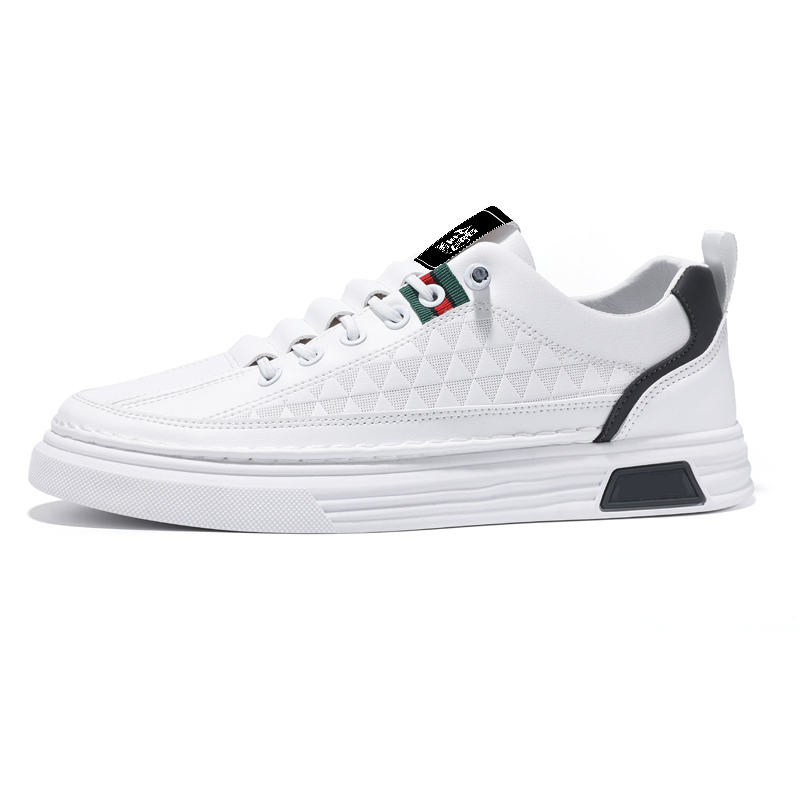 

Jinho Амортизирующие износостойкие низкие скейтерские кроссовки мужские белые, цвет White