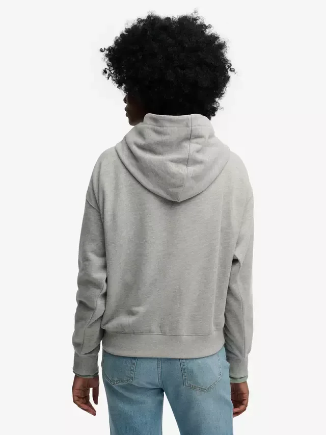 Спортивная толстовка свободного кроя Athletic Essentials, серо-меланжевая Superdry — фото 2
