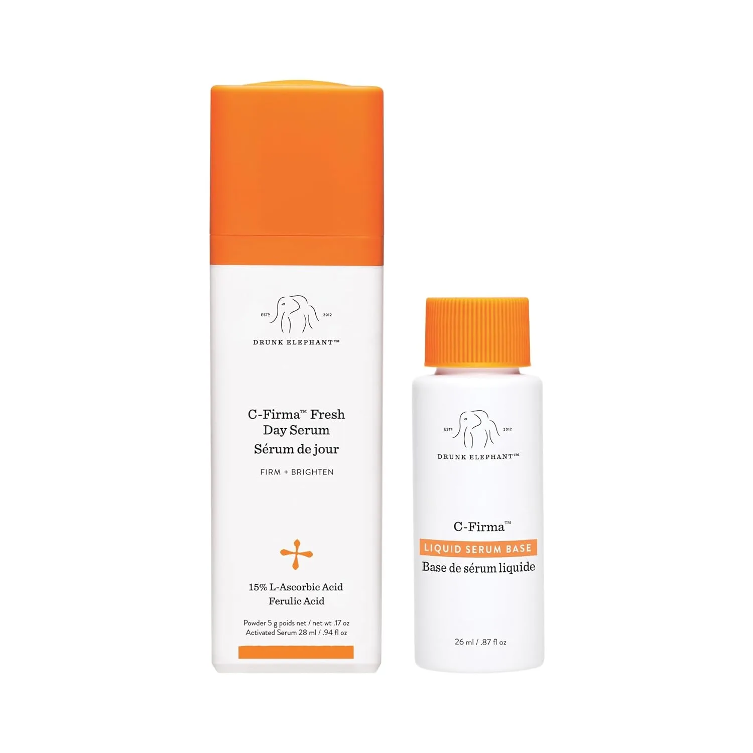 Сыворотка Drunk Elephant — C-Firma Fresh Day Serum - - % витамин C для сияния - чистый уход, 28 мл