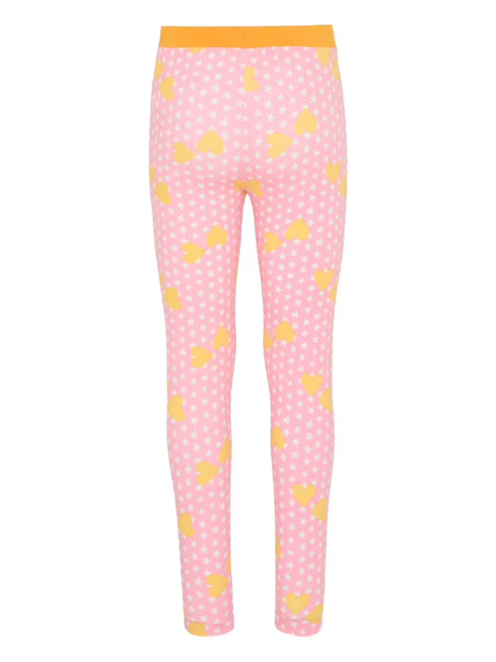 Леггинсы с комбинированным принтом Stella Mccartney Kids, розовый — фото 2