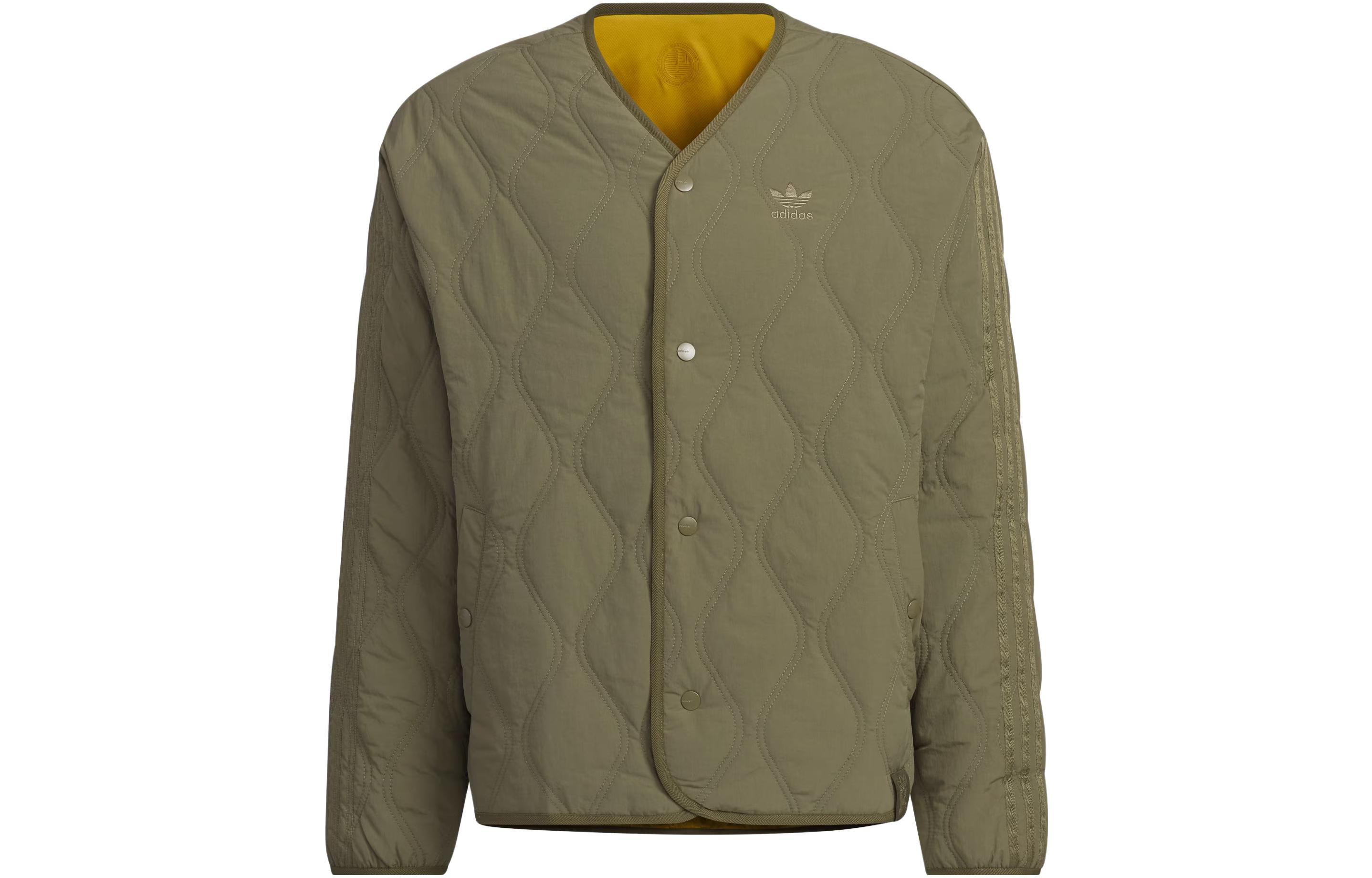 

Adidas Originals Пуховик унисекс Strata оливково-зеленый