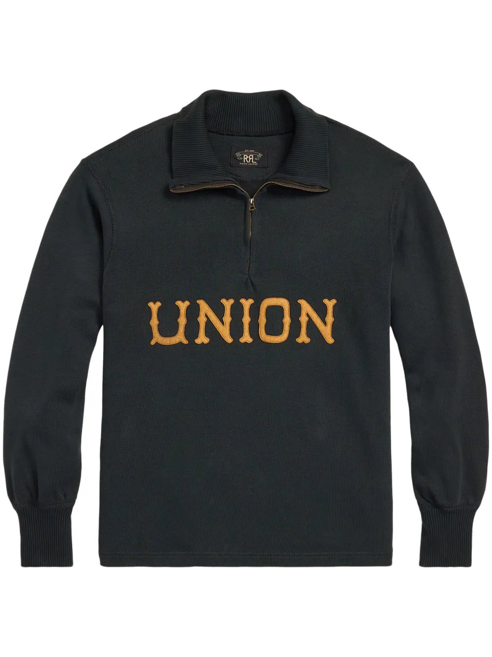 

Свитер с аппликацией Ralph Lauren RRL, серый