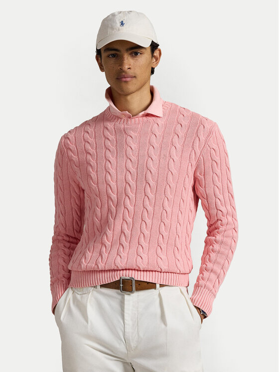 

Свитер обычного кроя 710965867004 Polo Ralph Lauren, розовый