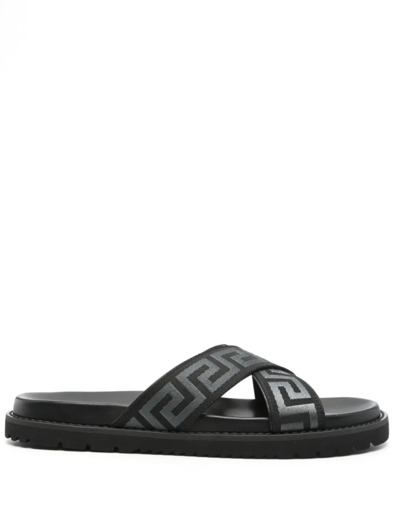 

Шлепанцы Versace Greca, черный