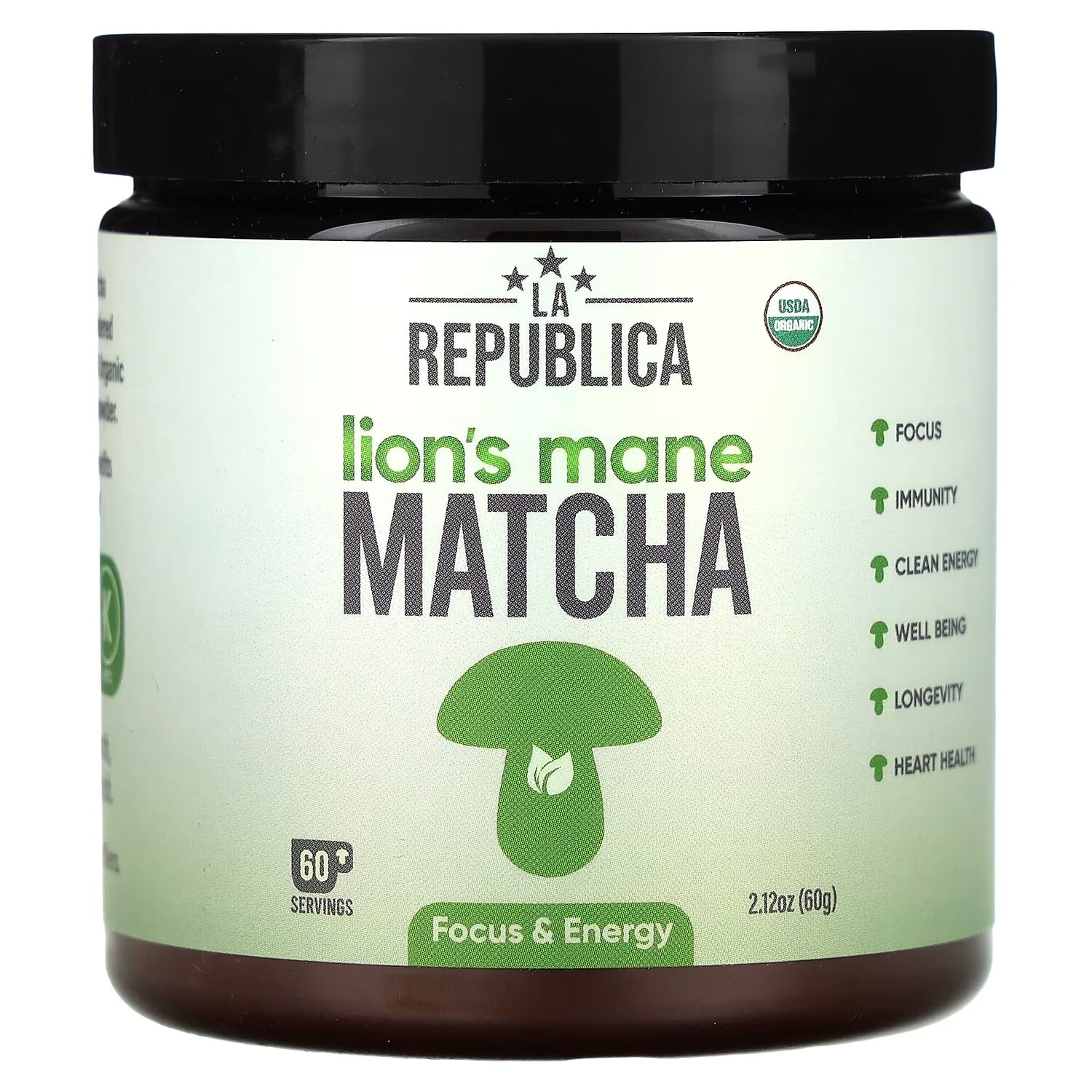 

Матча LA Republica Lion's Mane, 2,12 унции (60 г)