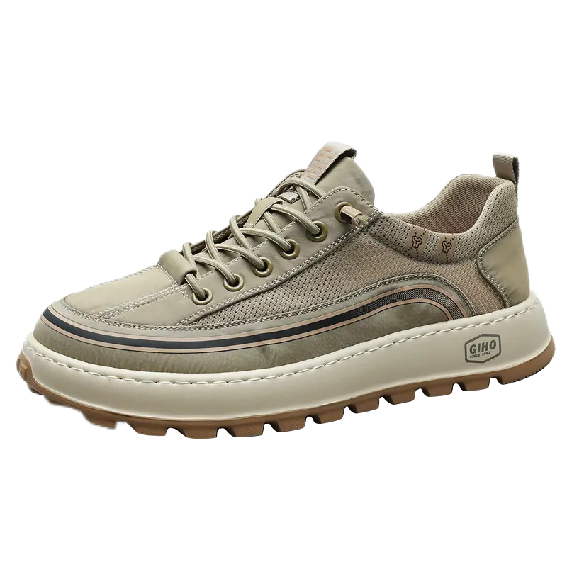

GIHO Мужские низкие кеды повседневные хаки, цвет Khaki