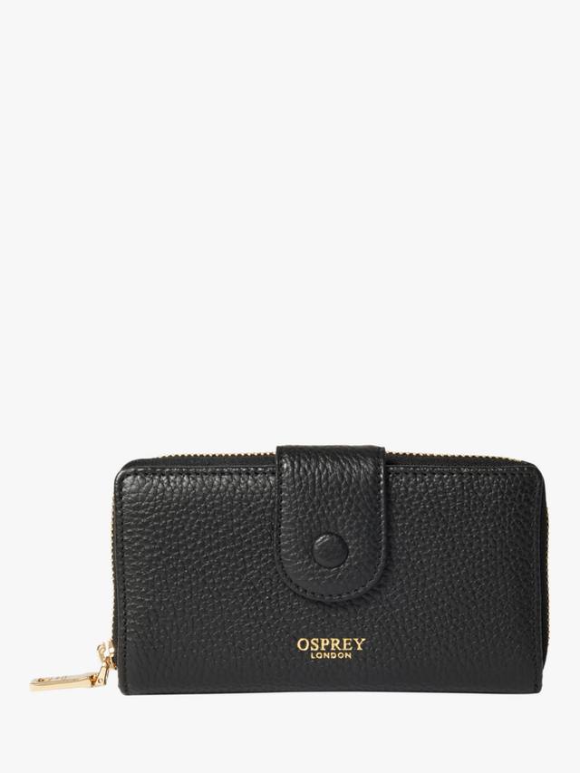 

Сумка Matinee Core Medium Leather с застёжкой-поппер OSPREY LONDON, Black