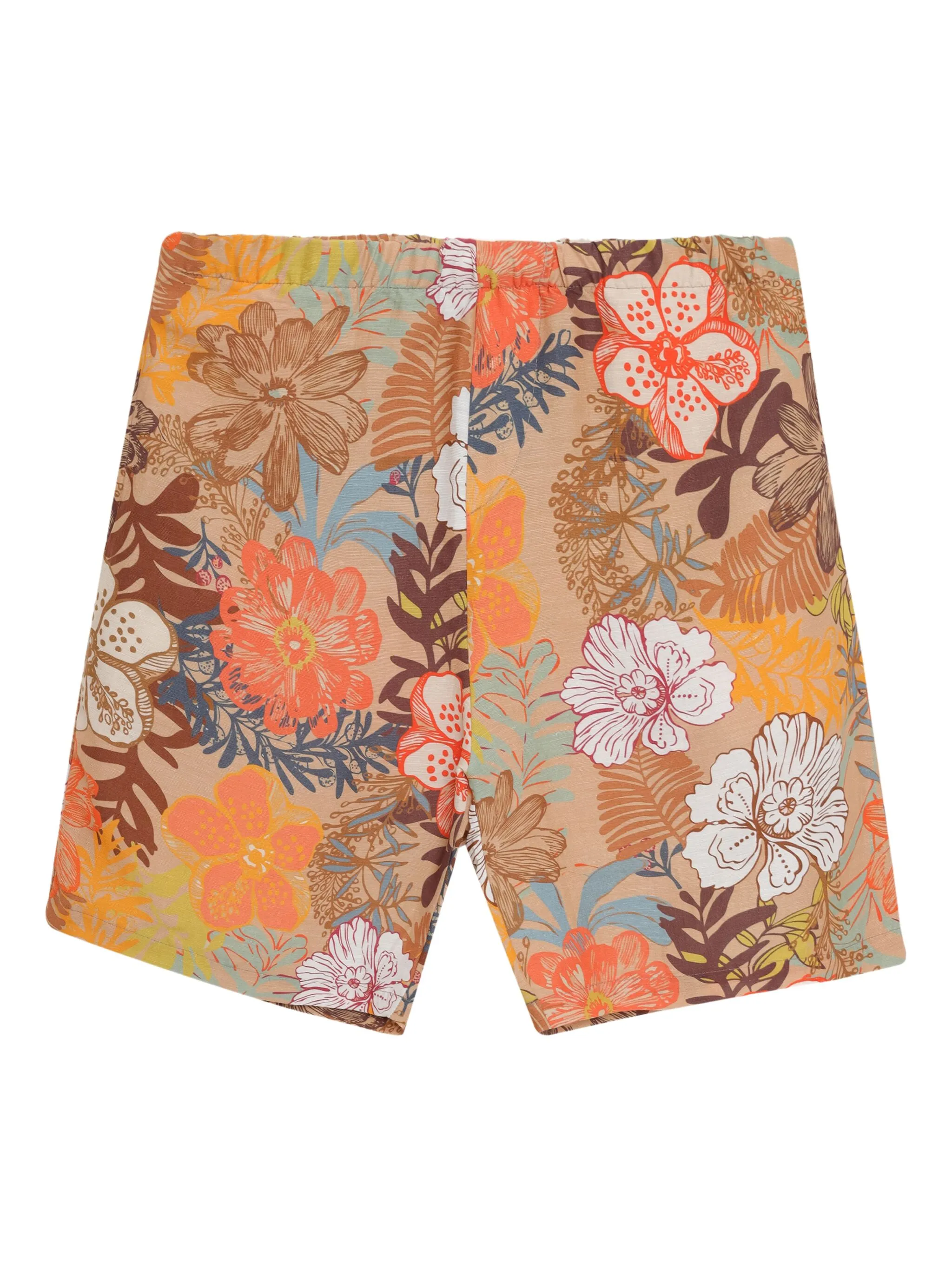 

Шорты с цветочным принтом Amir Slama, бежевый