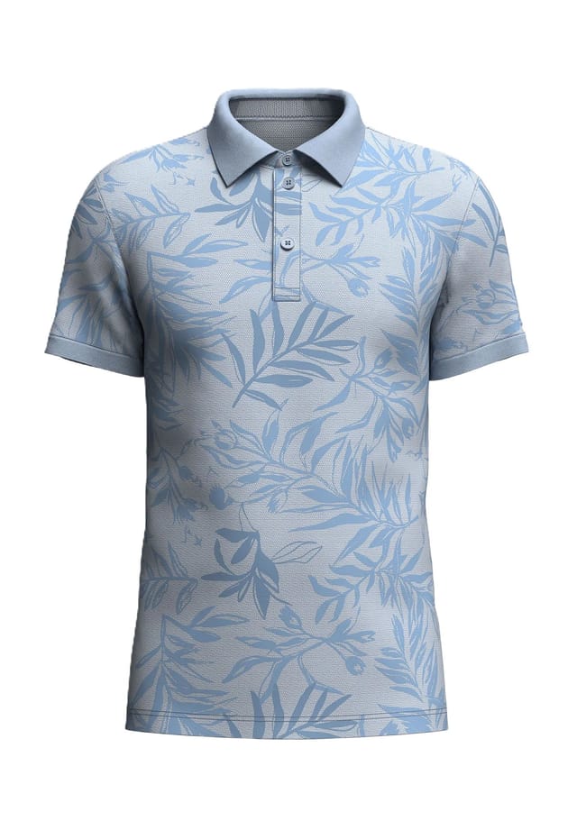 

Хлопковая рубашка-поло Fynch-Hatton, цвет 607 summer breeze