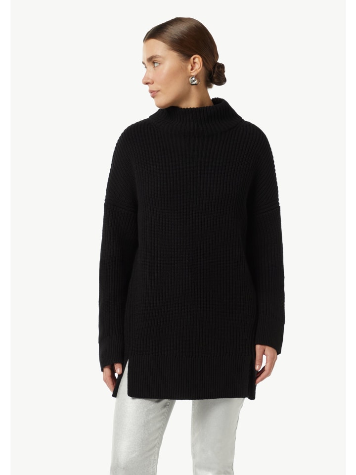 

Пуловер comma Strickpullover langarm, черный