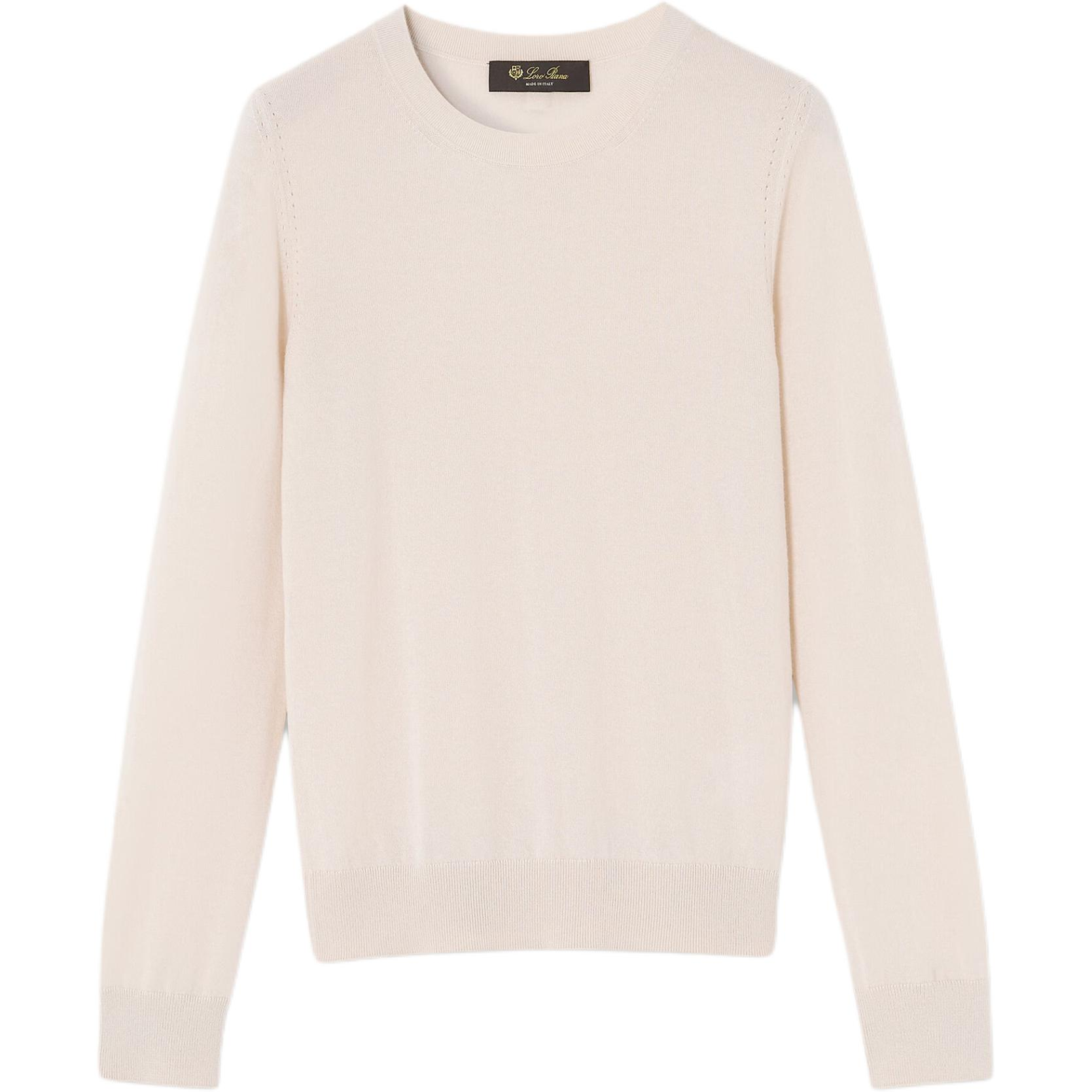 

Свитер-водолазка вязаный Loro Piana, белый