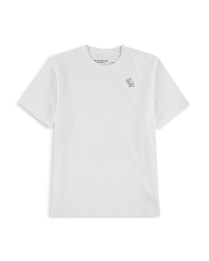 

Футболка Essential для мальчиков - малыши, подростки abercrombie kids, белый