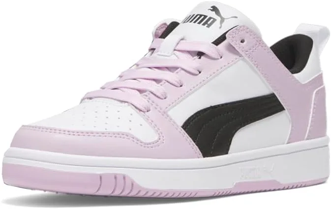 Кроссовки Puma Unisex-Child Rebound Layup, белый/черный — фото 2