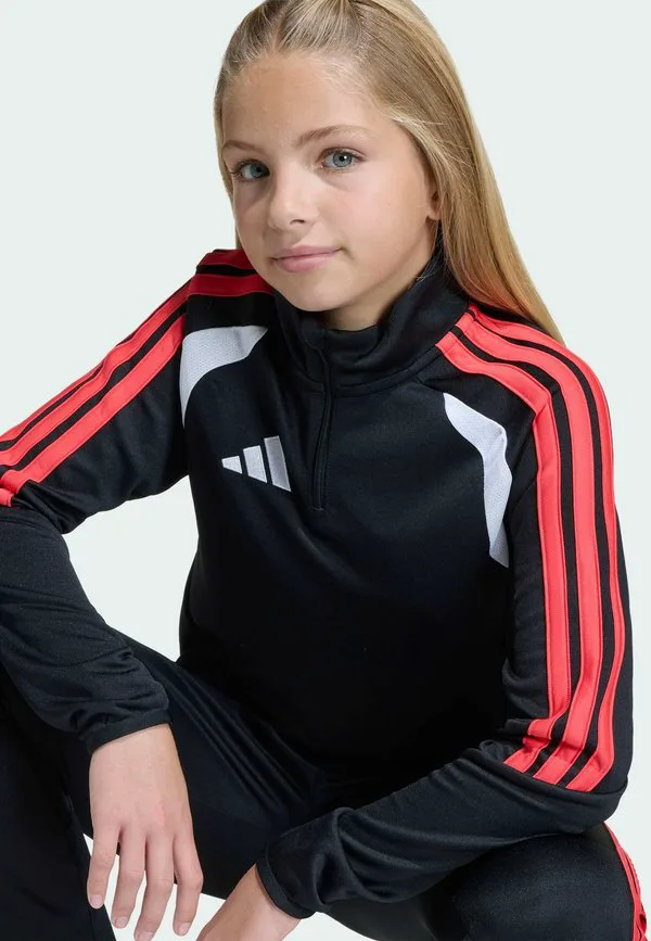 Футболка с длинными рукавами для тренировок лиги tiro26 Adidas Performance, Black Semi Lucid Red — фото 4