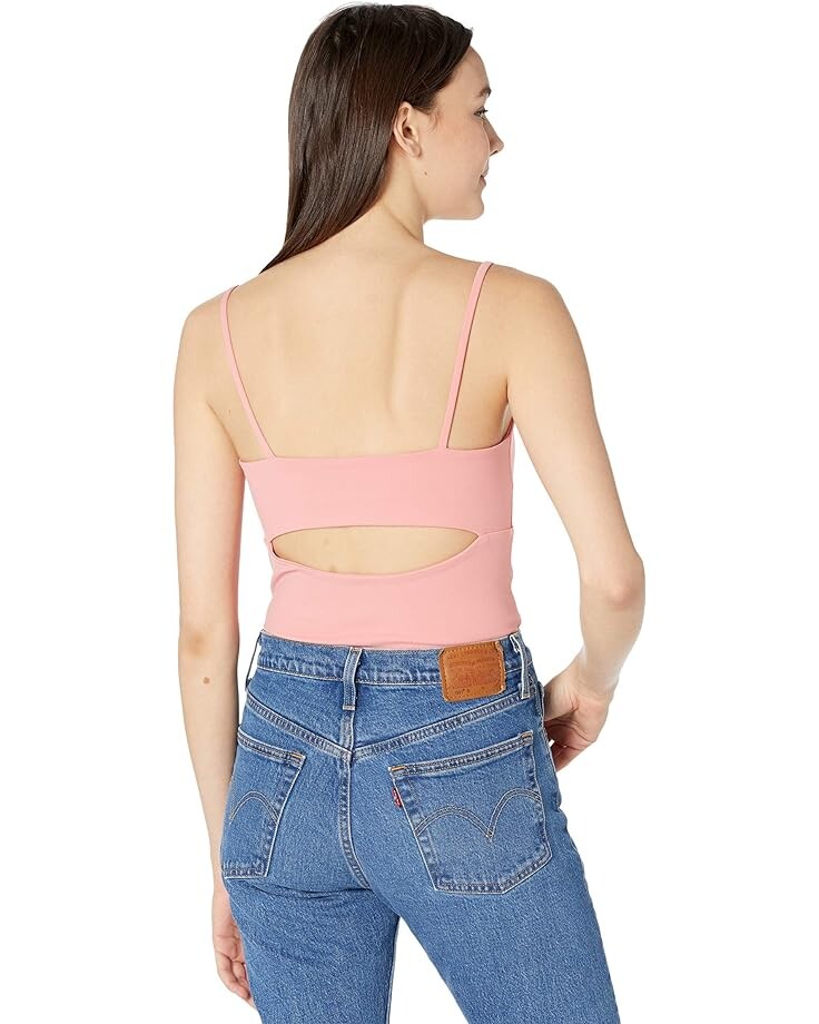 

Боди Susana Monaco Cutout Back Solid Bodysuit, цвет Lotus