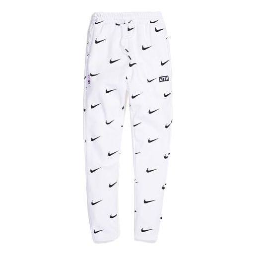 

Брюки x nike for new york knicks aop fleece pant 'white' Kith, белый