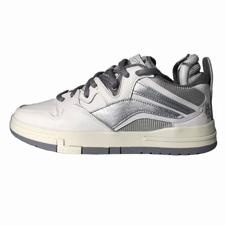 

Кроссовки LINING Wave Skateboarding Shoes Women's Low-top White/Gray, белый