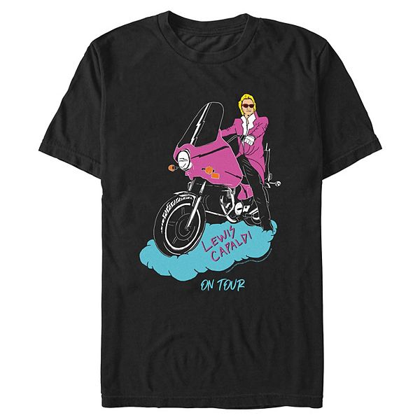 

Футболка с принтом Lewis Capaldi On Tour Licensed Character