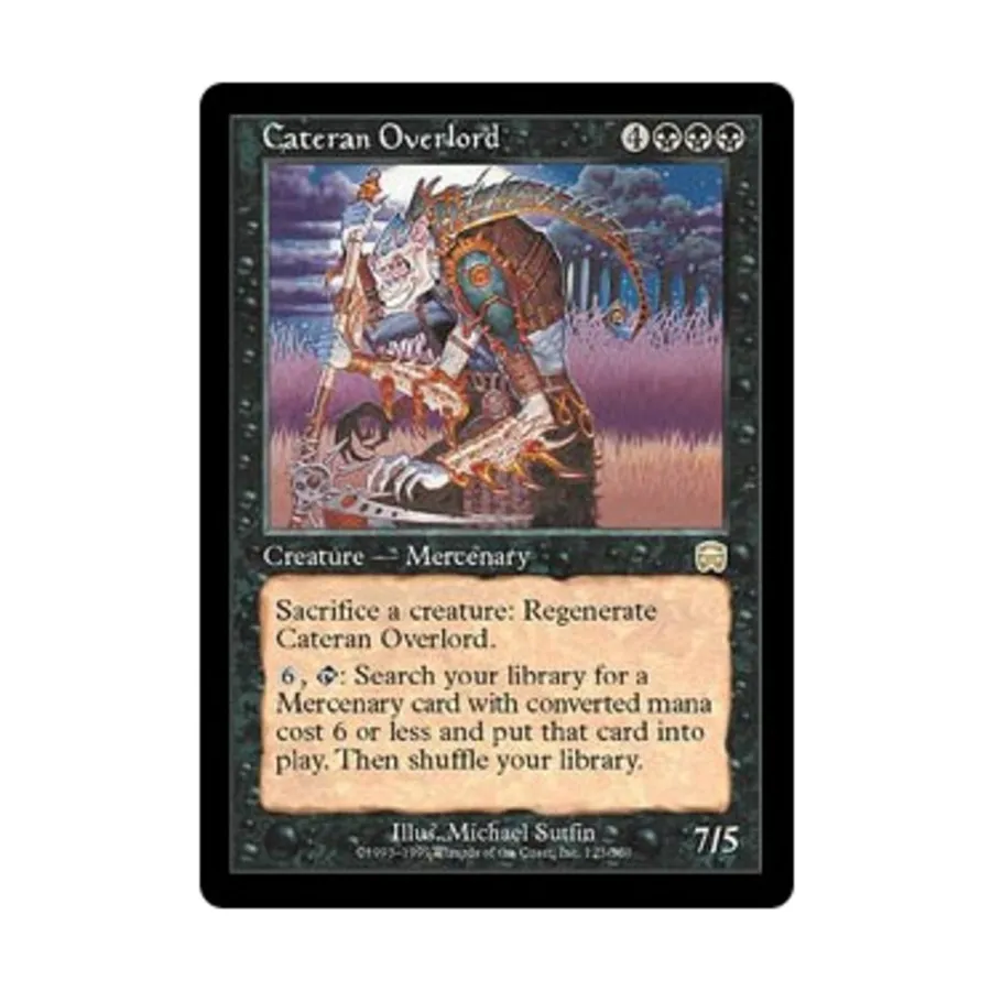 

CCG Катерановый Повелитель (клавиша R), MTG - Mercadian Masques