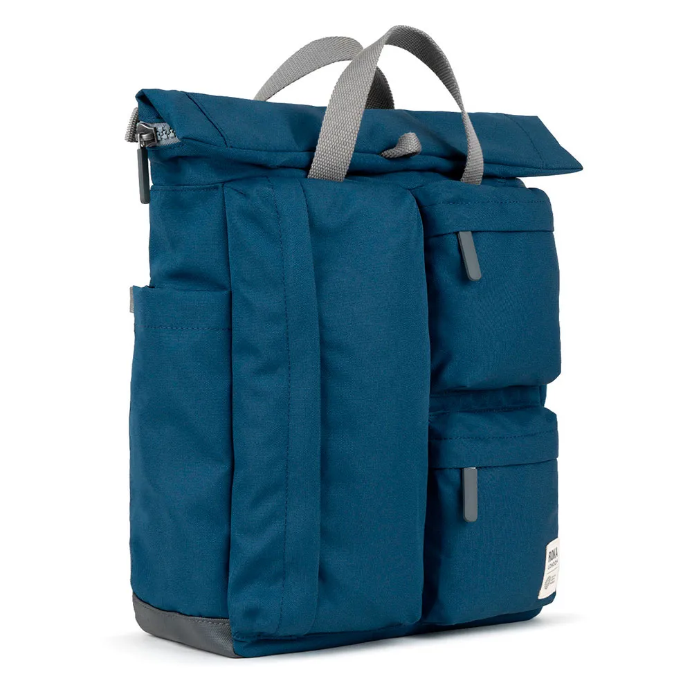 

Рюкзак Roka London Waterhouse Recycled Canvas, синий