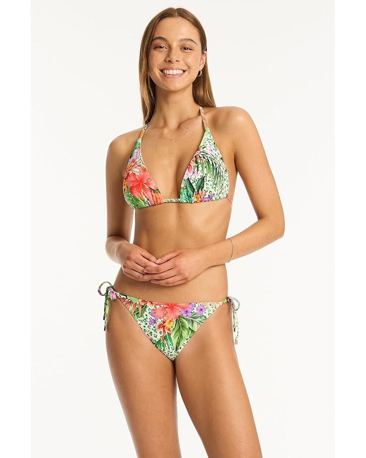 

Пляжный топ SEA LEVEL SWIM Dolce D Cup Tri Top, зеленый