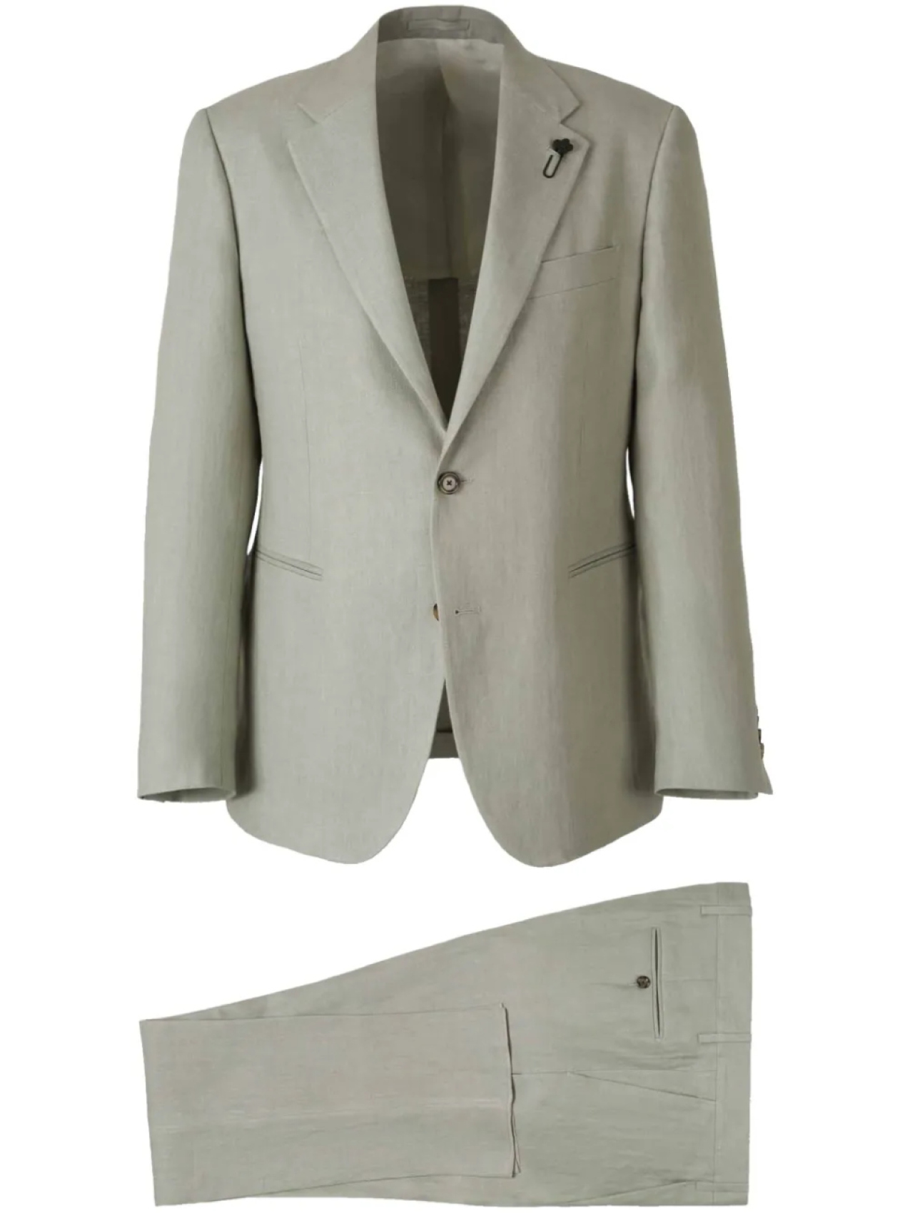 

Однобортный костюм Lardini, нейтральный