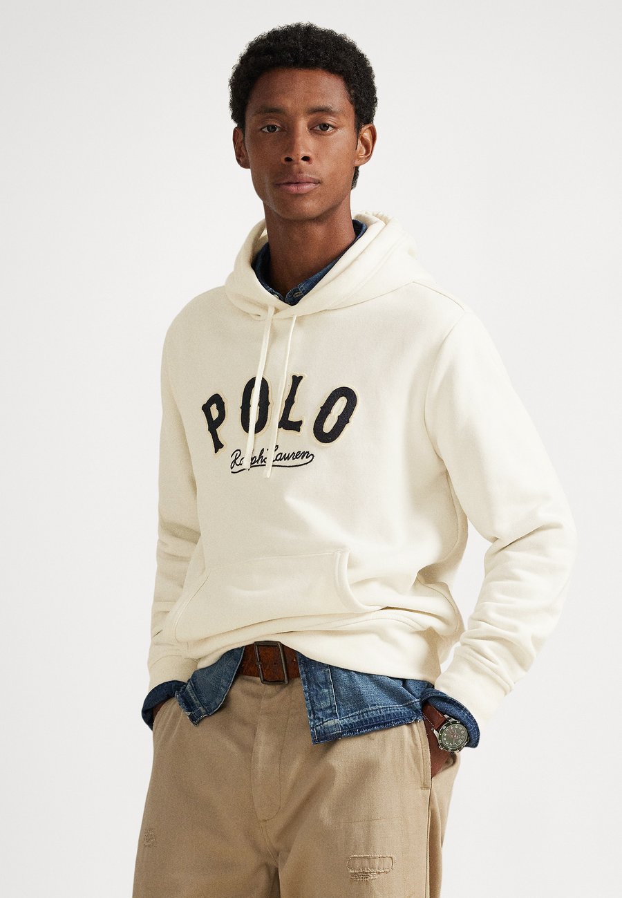 

Толстовка Polo Ralph Lauren THE RL FLEECE WESTERN-LOGO HOODIE, Deckwash White/White