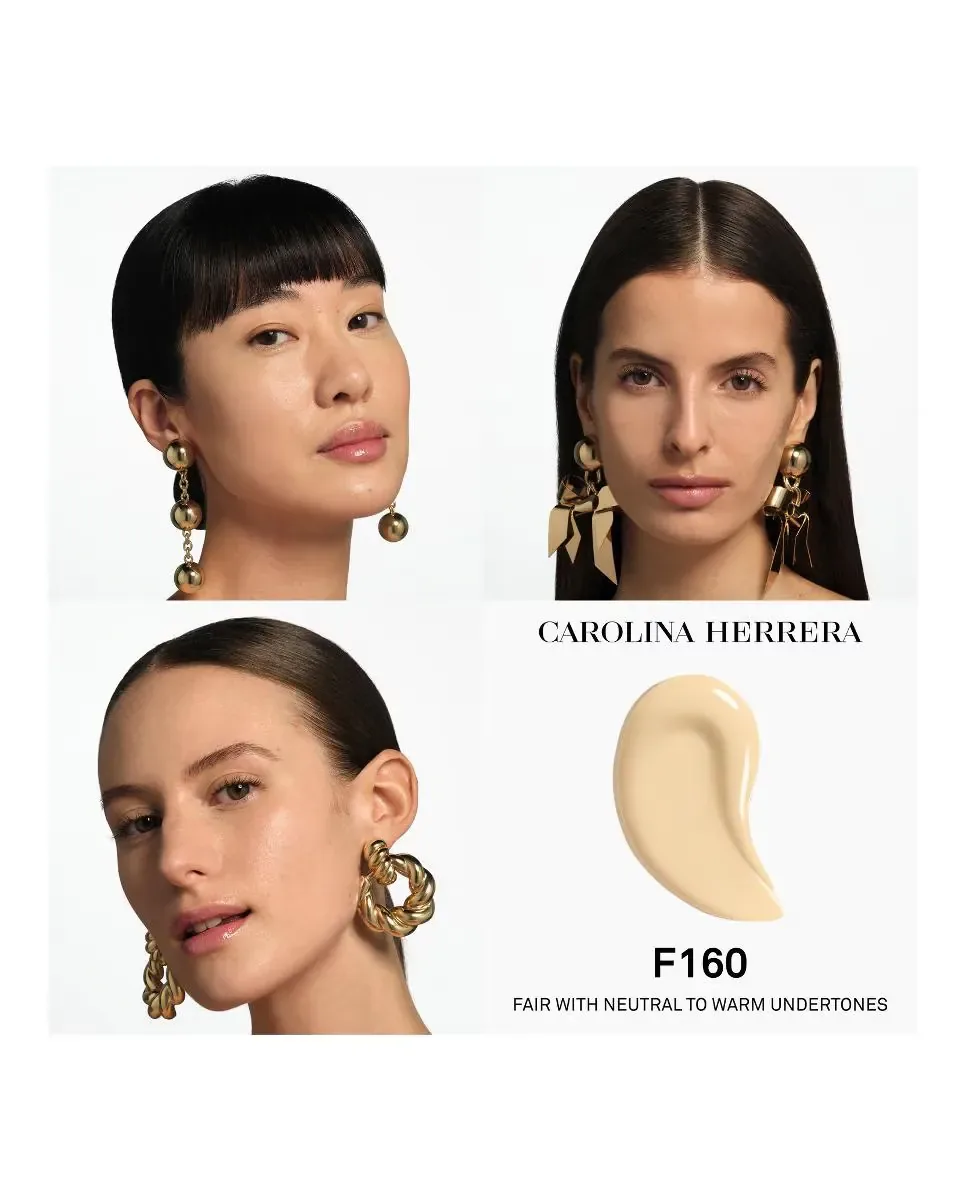Тональная основа Nude Couture Triple Moisture Serum от Carolina Herrera, F160 — фото 4