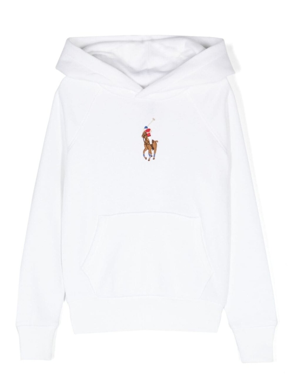 

Ralph Lauren Kids толстовка с капюшоном Polo Pony, белый