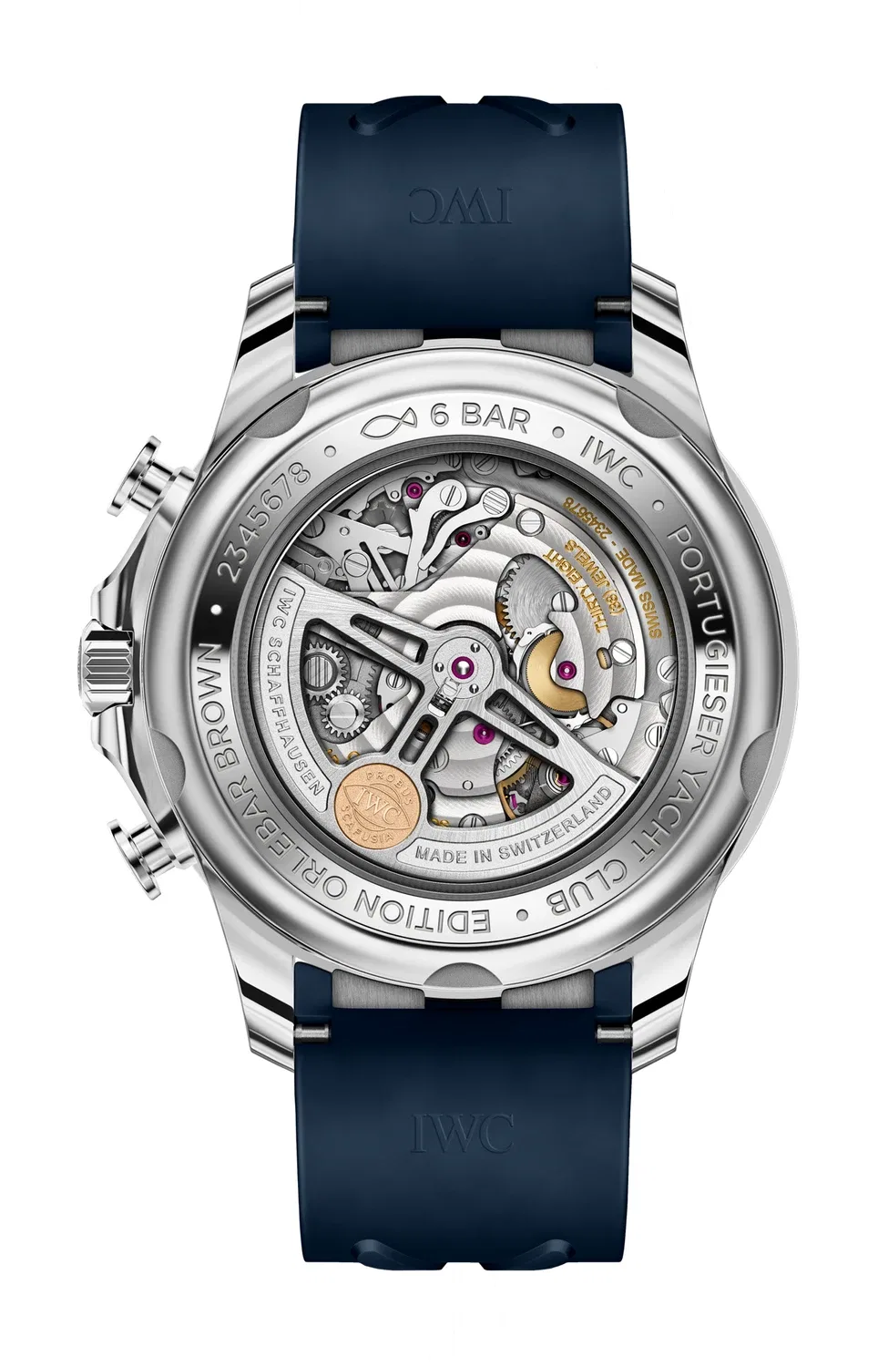 Португезер Яхт Клуб Хронограф Эдишн "Орлебар Браун" - IW390704 IWC SCHAFFHAUSEN, черный — фото 2