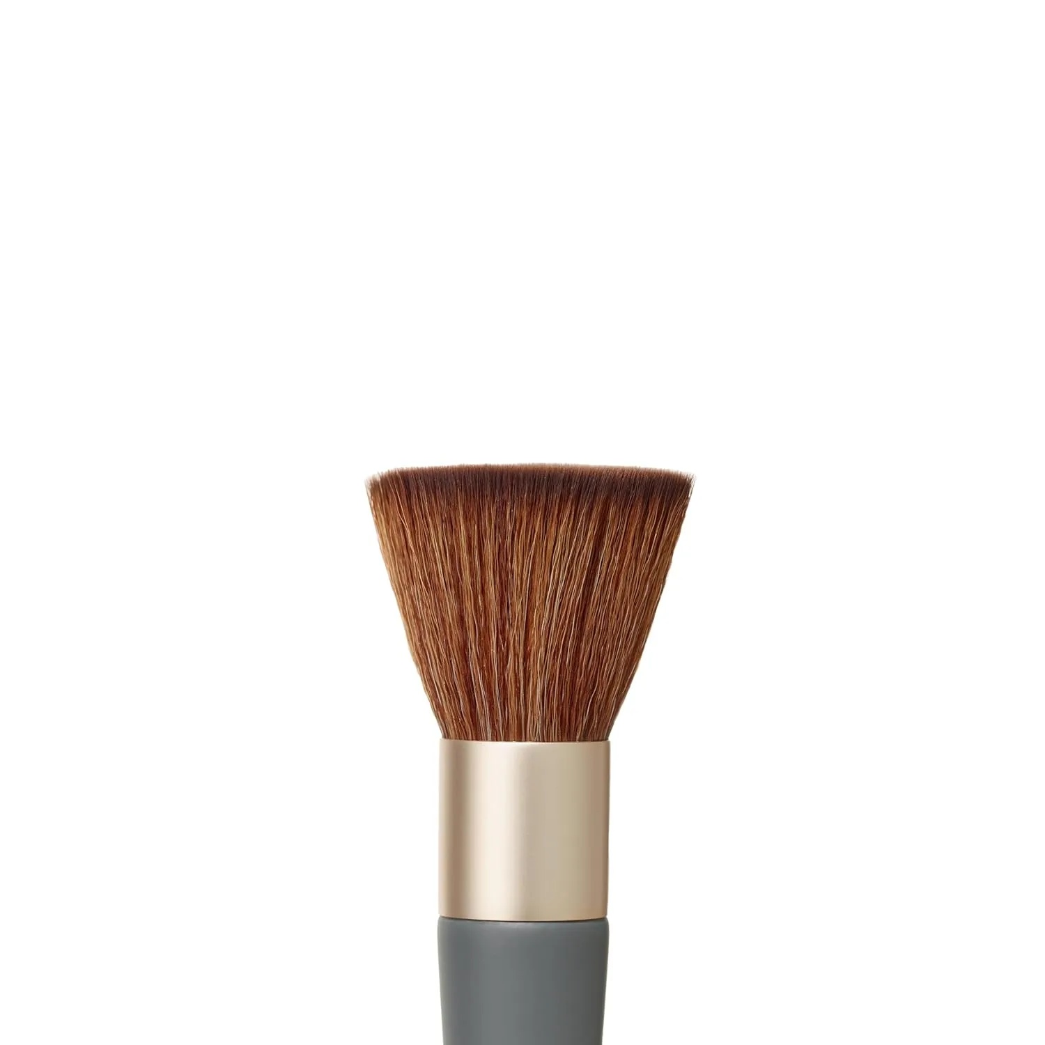 Кисть Jane Iredale The Handi Brush, средняя, ​​полуплотная, для контролируемого и равномерного нанесения пудры, веганский продукт, не тестируется на животных., Grey — фото 2