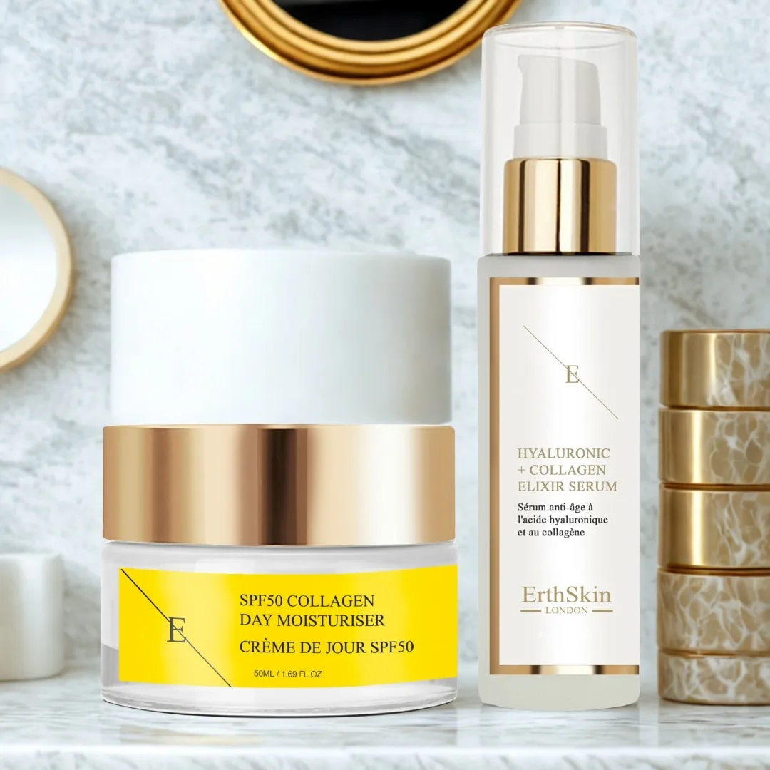 Набор ErthSkin London — Для ухода за лицом: солнцезащитный крем и увлажняющий коллаген. , 1 шт, 50 мл — фото 3
