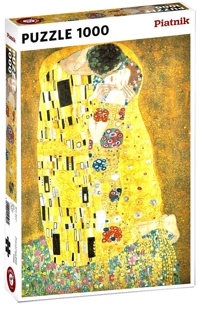 

Пятник, пазл, металлизированный, Климт, Поцелуй, 1000 шт. Piatnik